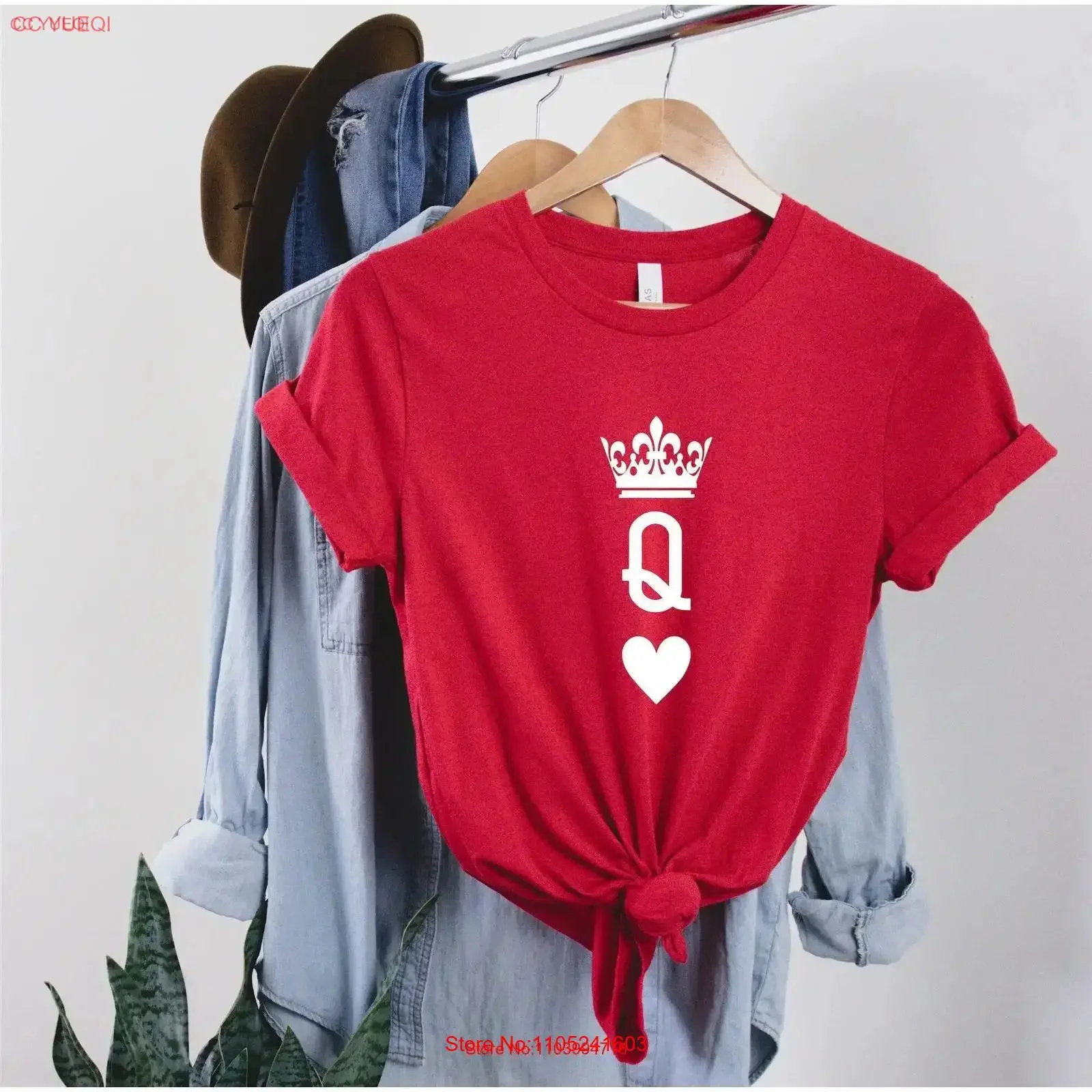 camiseta-queen-poker-of-hearts-playing-card-royalty-masculina-divertida-para-treino-vintage-lavada-levemente-casual-macia-e-estilosa