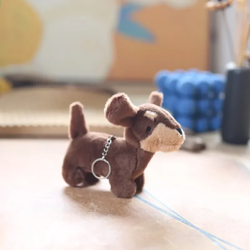 1-20 pezzi di peluche ciondolo cane simpatico cartone animato cucciolo bambola zainetto per bambini portachiavi regalo per bambini decorazione della casa