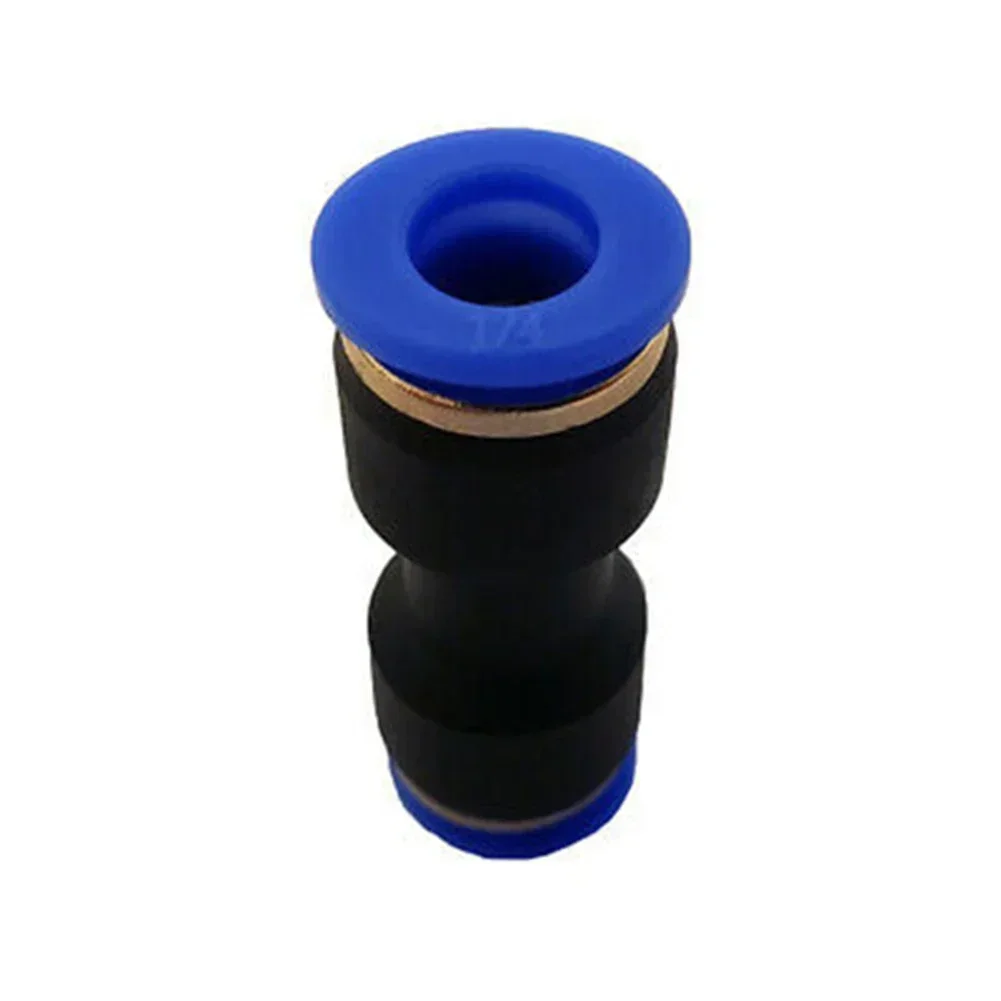 2pc 6MM OD Tube Pneumatic Straight Union Connector Push To Connect Air Fitting Plastic 0-150 PSI  0-1.0MPA Pipe Connectors
