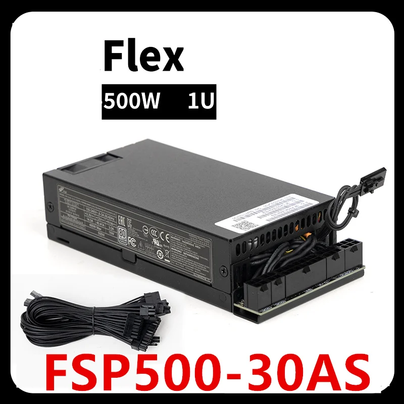 New Original PSU For FSP 80Plus Platinum FLXE-ATX Small 1U K39 500W Power Supply FSP500-30AS