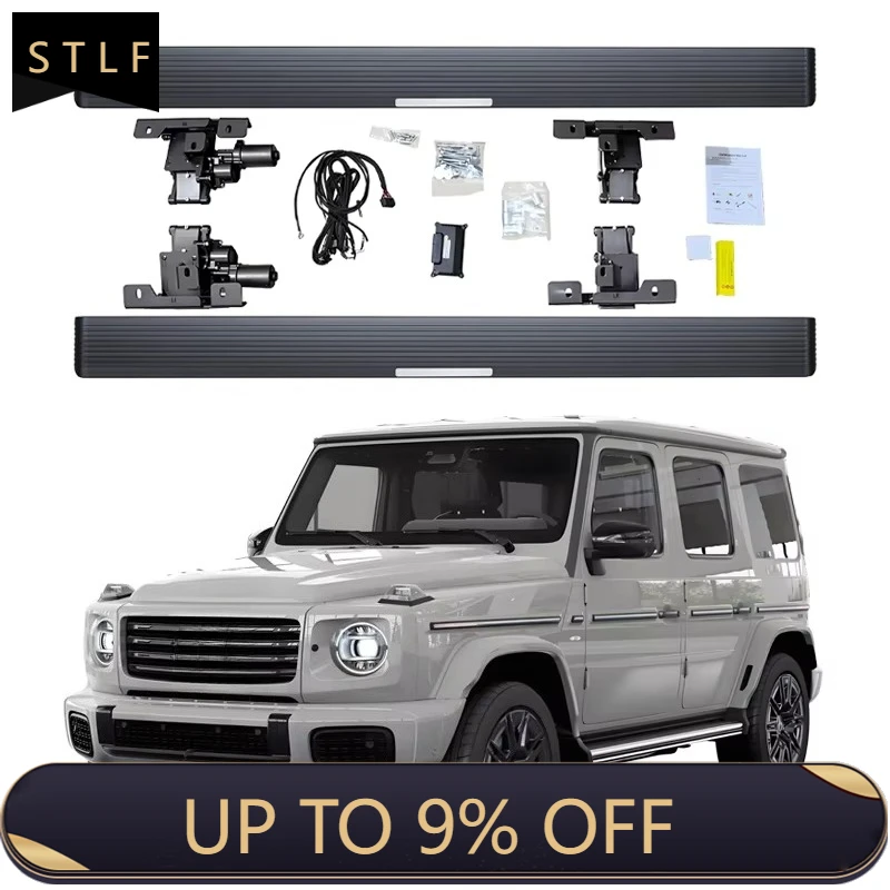 

Electric Running Boards Retractable Aluminum Alloy For Mercedes G Class G 580 Electric 2025 Side Steps with Carry Bag
