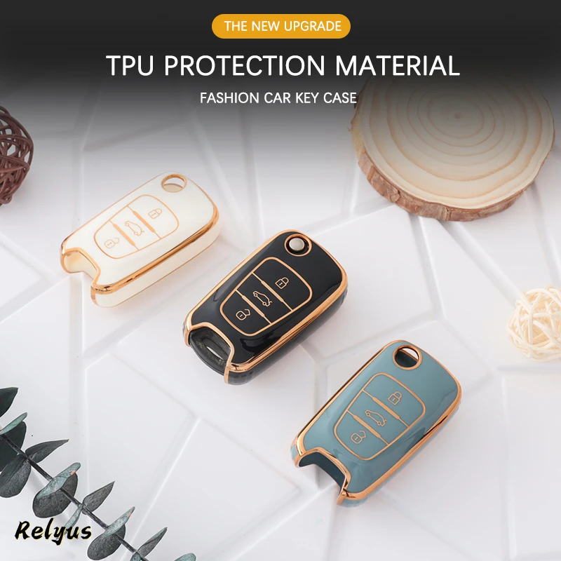 

Soft TPU Car Key Cover Case Protection Shell for Hyundai I20 I30 Elantra Azera Veracruz Veloster Kia Rio K7 K5 Sportage Sorento