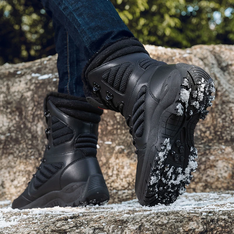 

Unisex Winter Women Snow Boots Thick Bottom Ankle Boot Men Waterproof Boots Light Warm Winter Shoes