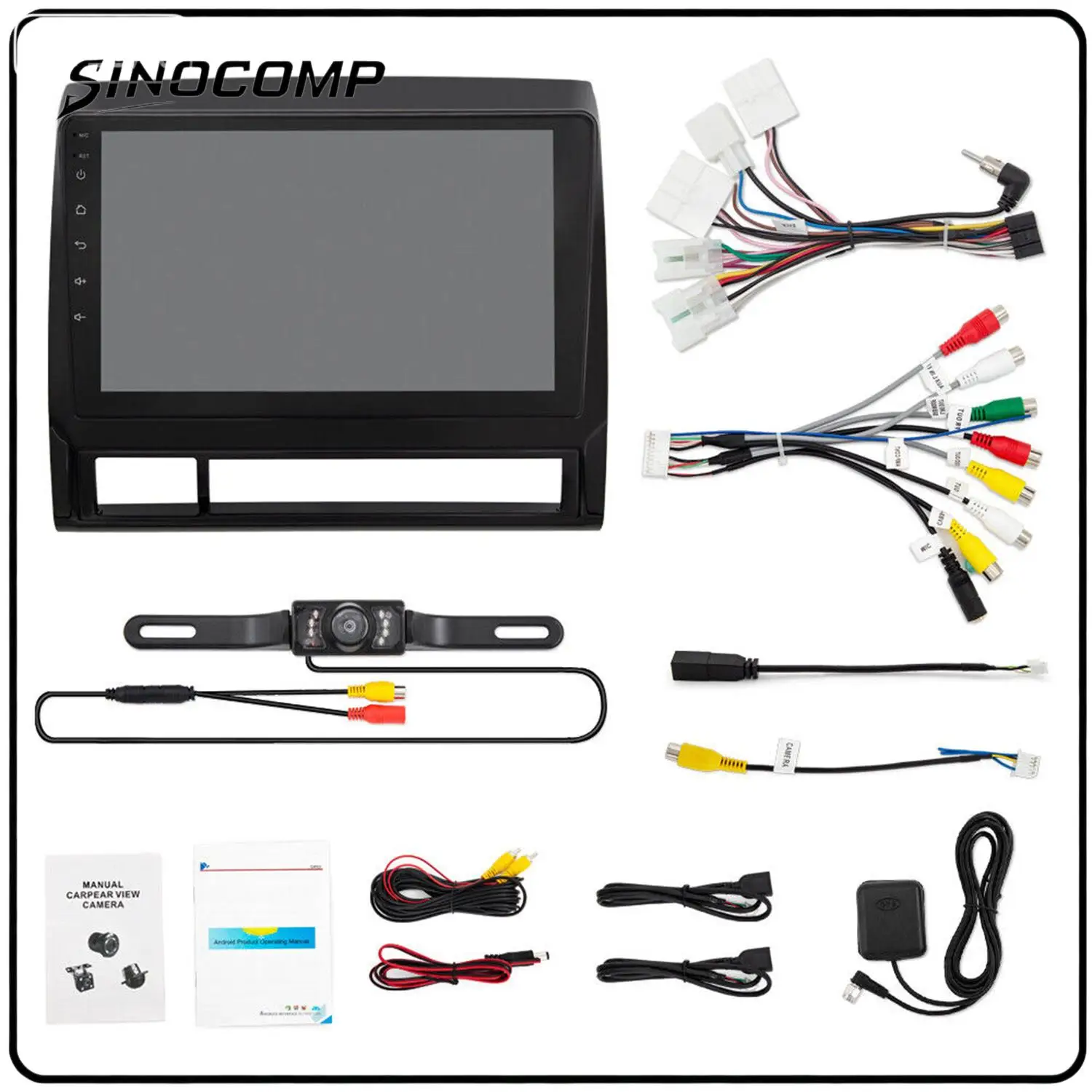 

Мультимедийный плеер Android 12 для Toyota Tacoma 2005-2013, 9-дюймовый 1G 16G стерео головное устройство