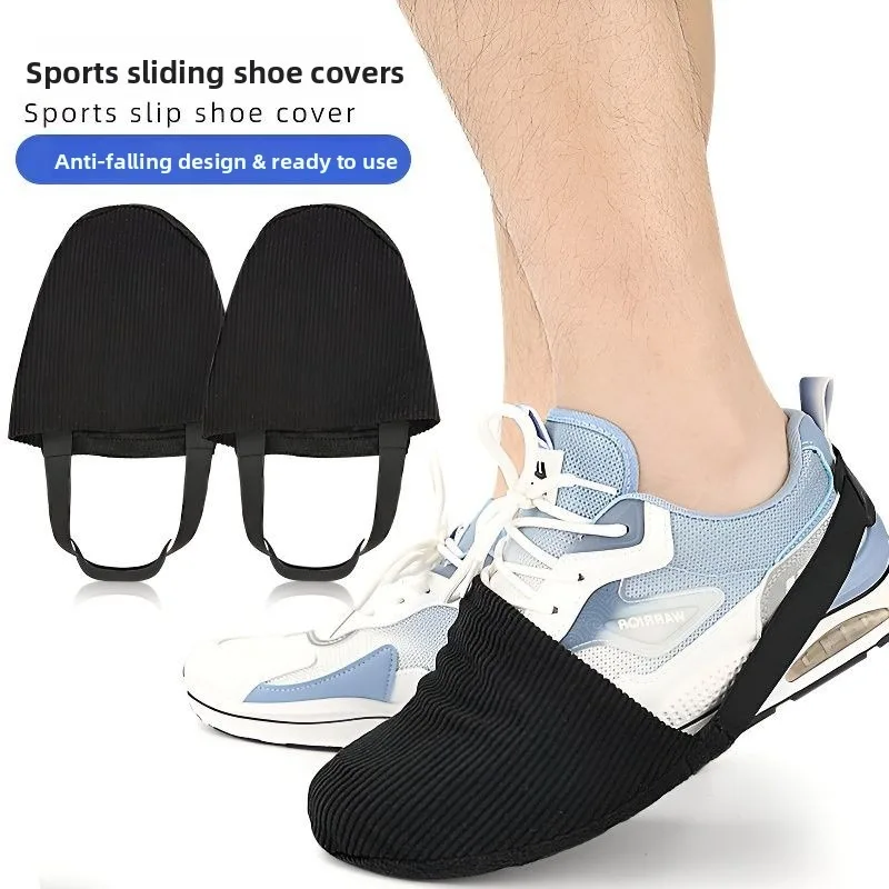 Bowling Slide Sock Toe Protection Unisex Non Slip Sports Shoe Cover Indoor League Accessories Slider Pad Footwear Grip Training