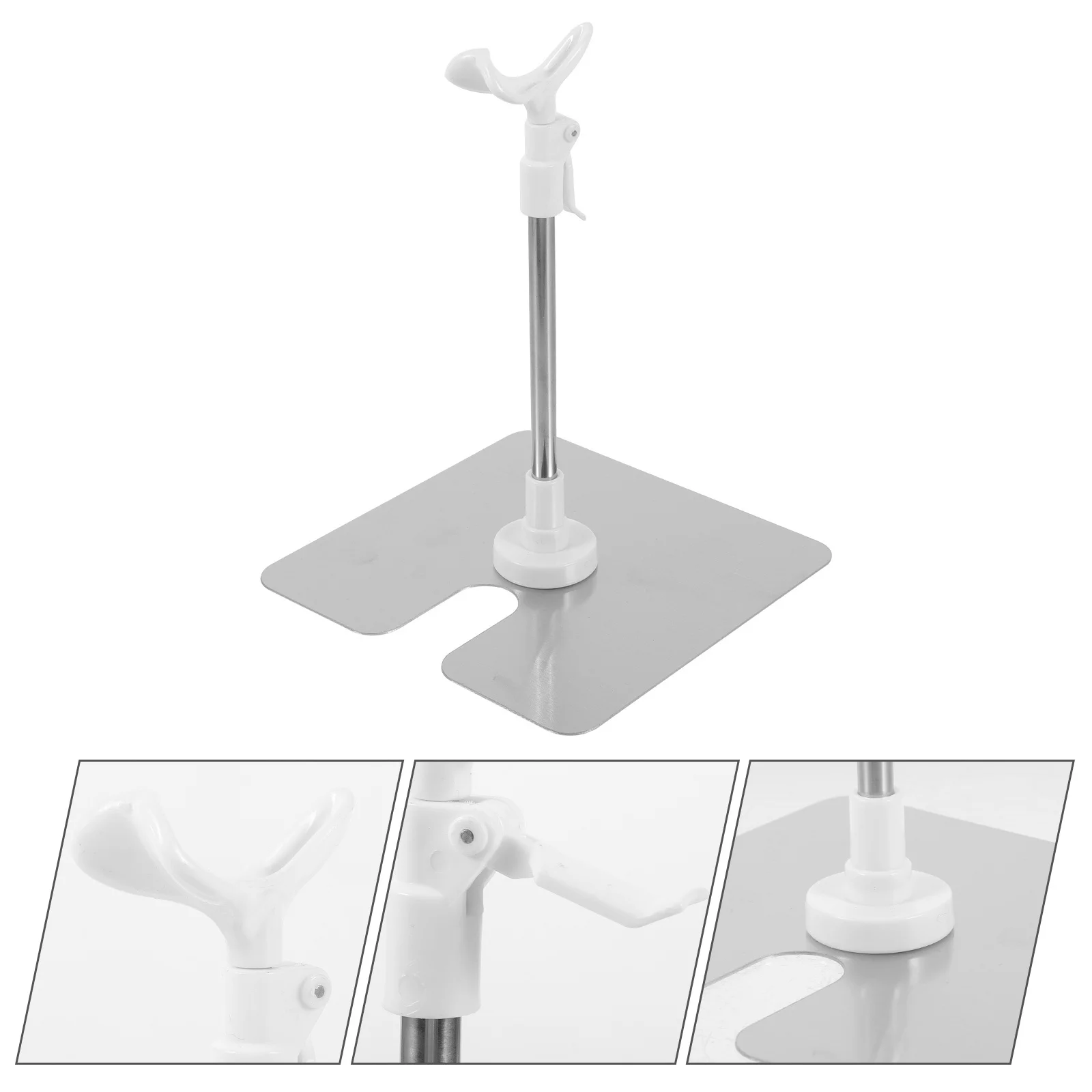 حامل عرض بارتفاع قابل للتعديل لشخصيات الحركة والمقتنيات رف دعم متوسط تلسكوبي للتنظيم والعرض #2