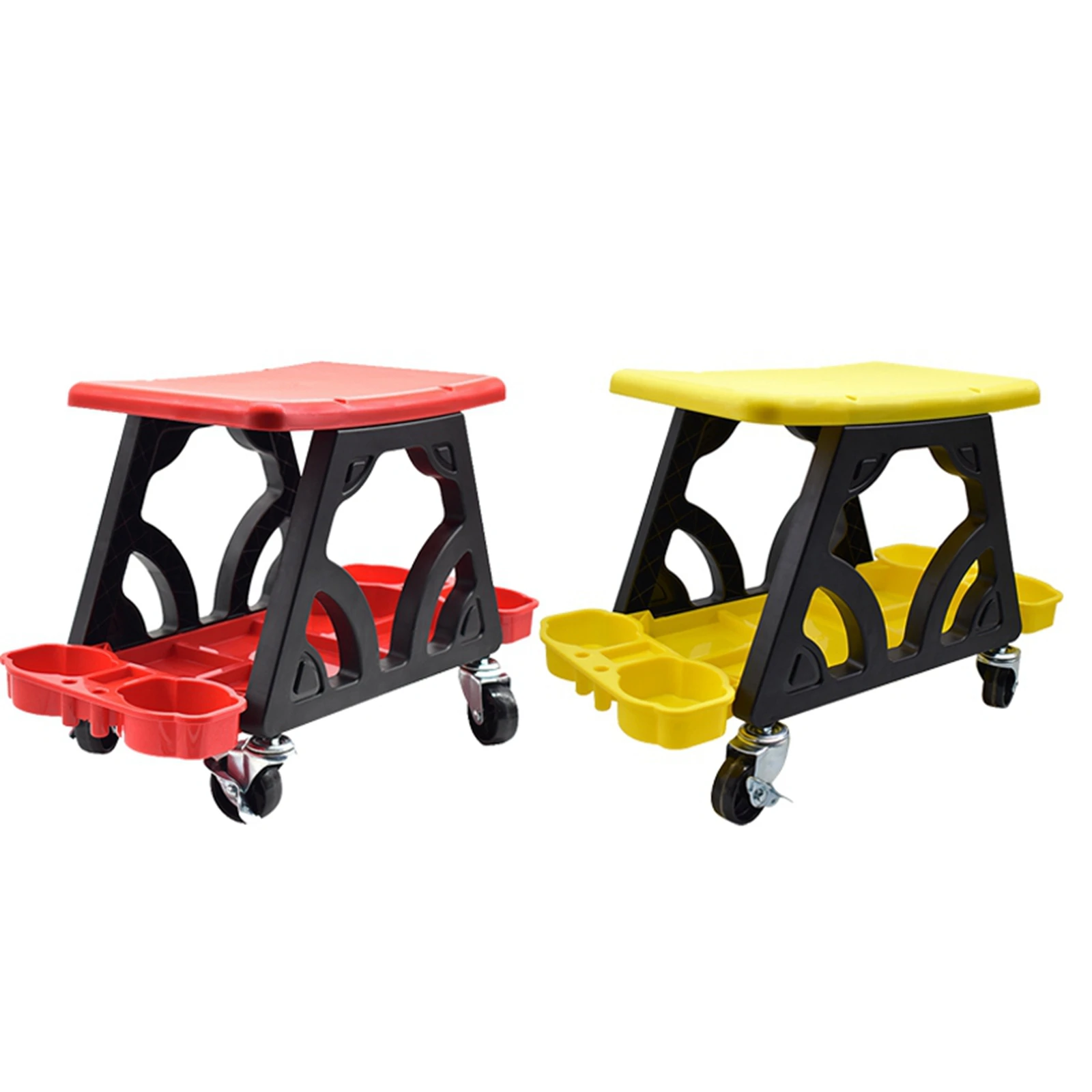 Car Detailing Stool Chair with Storage Holder Bench for Wax Polishing Projects Car Washing Car Cleaning Garage Vehicle Tools