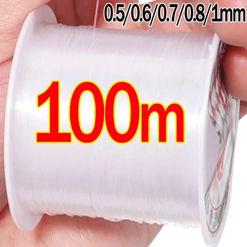 100m/Roll Strong Stretchy Thread Cords Elastic Crystal Jewelry Cord Beading String DIY Fishing Lines Making Jewelry Bracelet