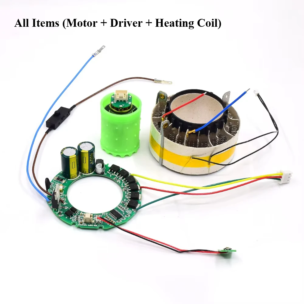 AC 220V BLDC 3-phase Brushless Motor 105000RPM Ultra-high speed 3-stage Driver Electric Engine 100 W For Dyson Hair Drier