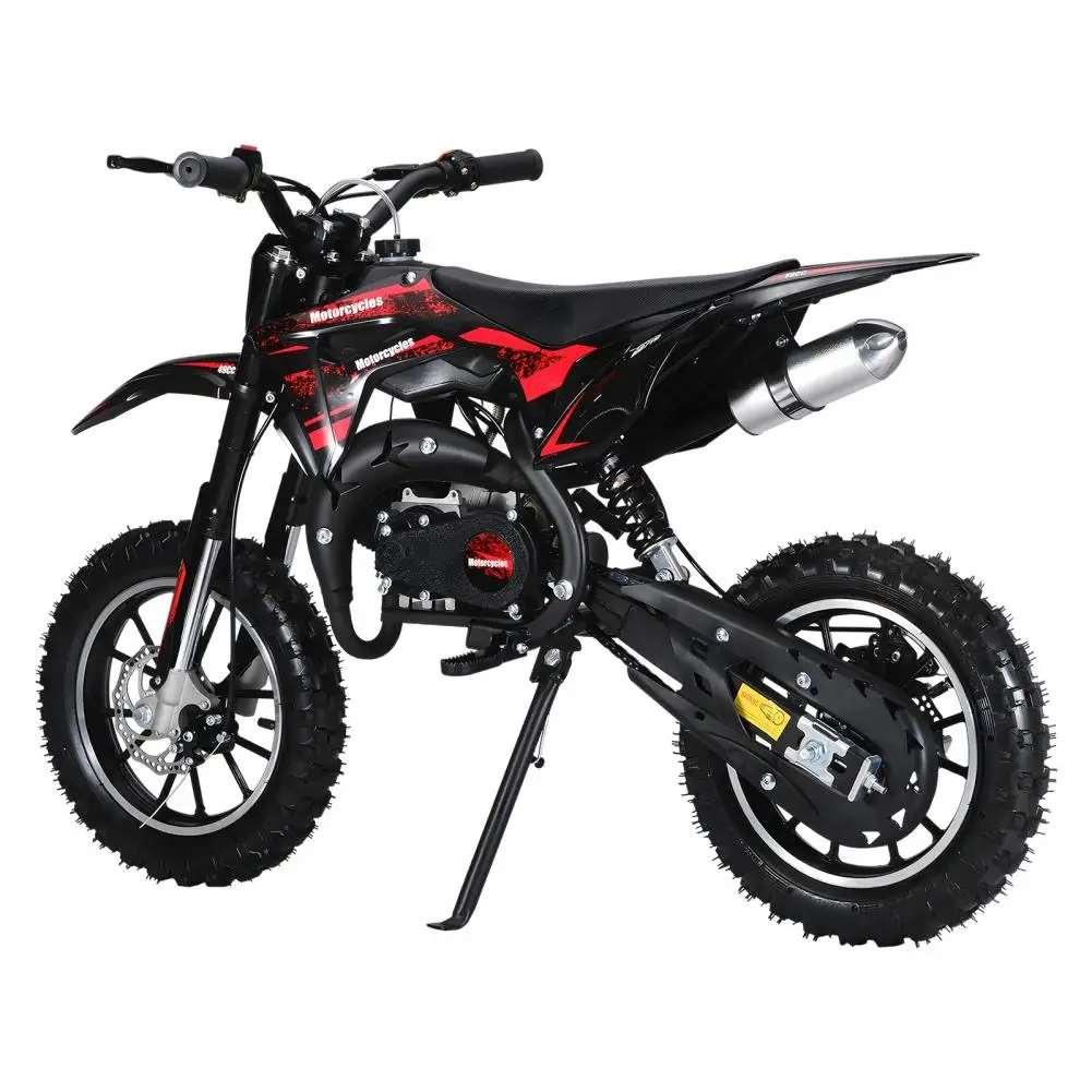 New Mini Kid Dirt Bike, 49CC 2-Stroke Shock Absorption Motorcycle with Off-Rode Tire, Pocket Motorbike, Up to 25 Mph
