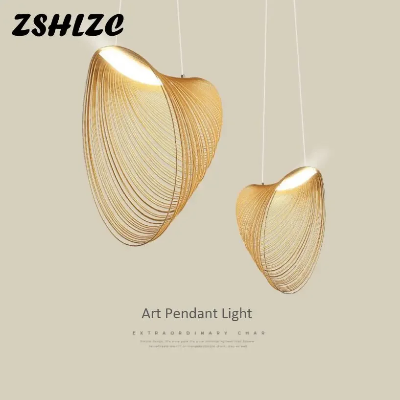 Wood LED Chandelier Indoor Lighting Dinging Room Resturant Cafe Bedroom Decor Chandeliers Pendant Light Suspension Light Fixture