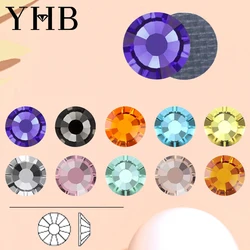 YHB-diamantes de imitación de cristal Hotfix para bolsos, zapatos, ropa, teléfono, arte de uñas DIY, 101-127