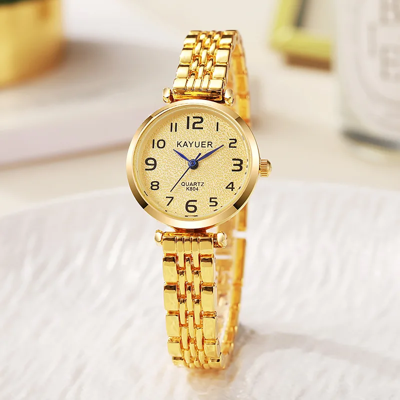 Orologio da donna semplice Orologio da polso al quarzo per esami scolastici per studenti Orologio da polso da donna con numeri arabi di lusso da donna Dropshipping