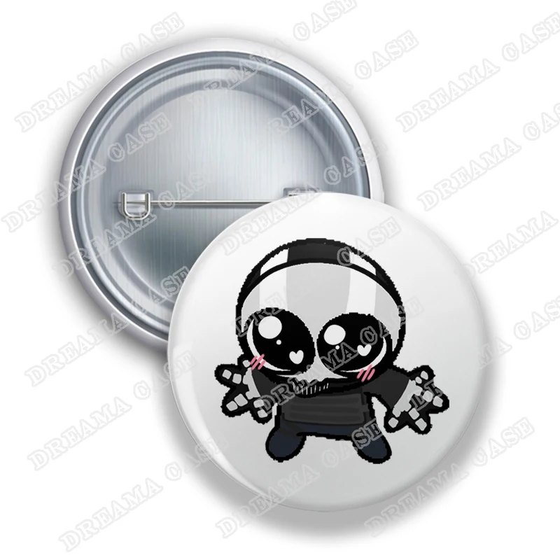 Military Game Ghost Chibis Round Badges for Accessories Cod Soldier Soap Simon Button Brooch Pins Fans Friends Birthday Gifts