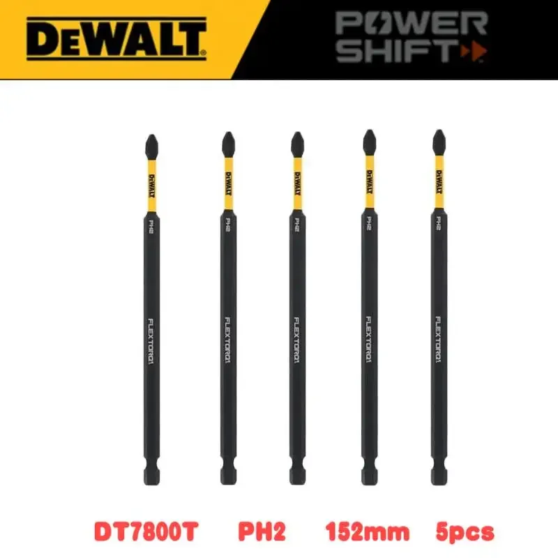 DEWALT DT7800T PH2 152MM Impact Drill Bit High Hardness Durable Resistant Extended Enhanced Screwdriver Bit Tool Accessories