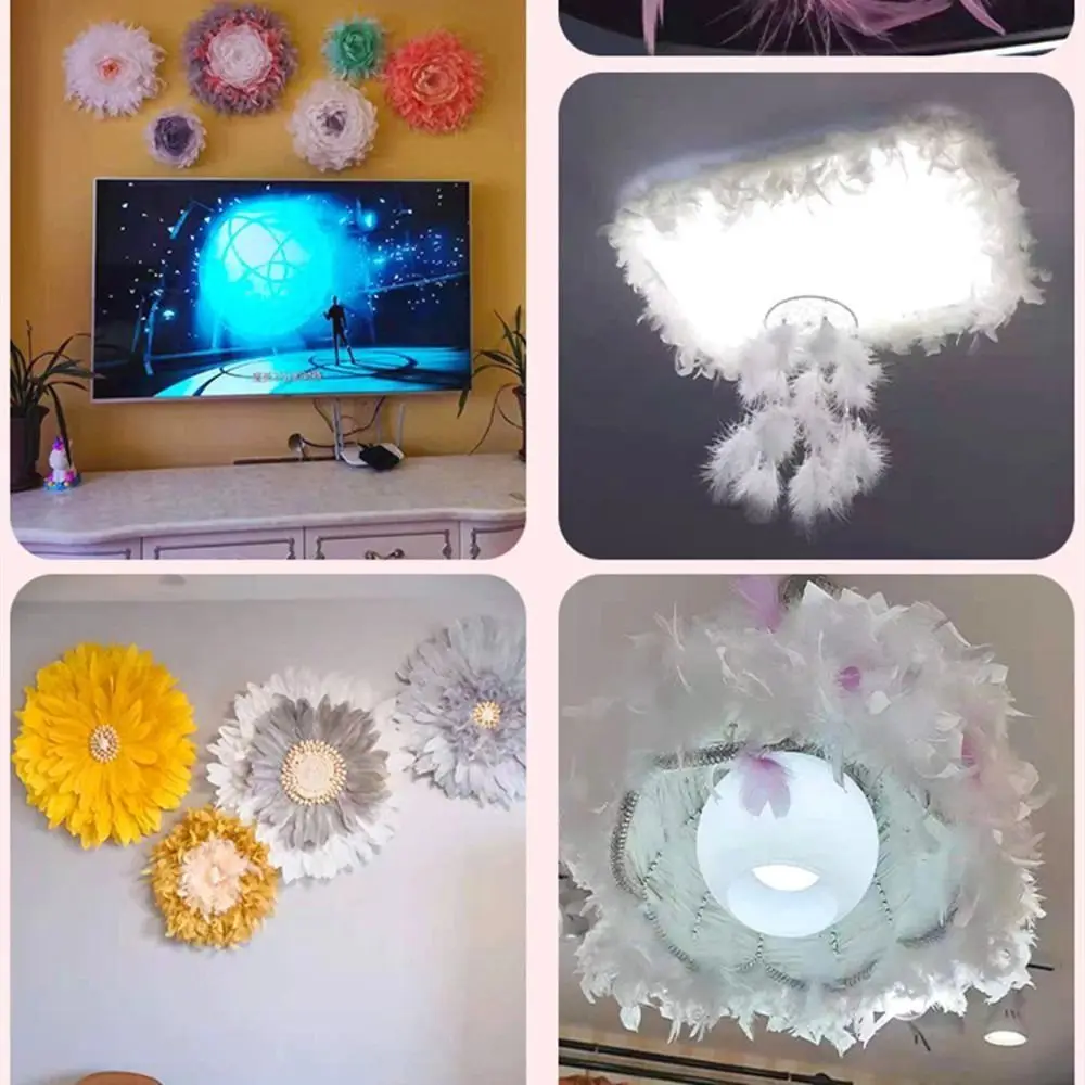 1 متر اليدوية حفل زفاف الطبيعية تركيا الريش الخياطة الديكور ديكور المنزل الريش تقليم 10-15 سنتيمتر DIY بها بنفسك الملابس النسيج