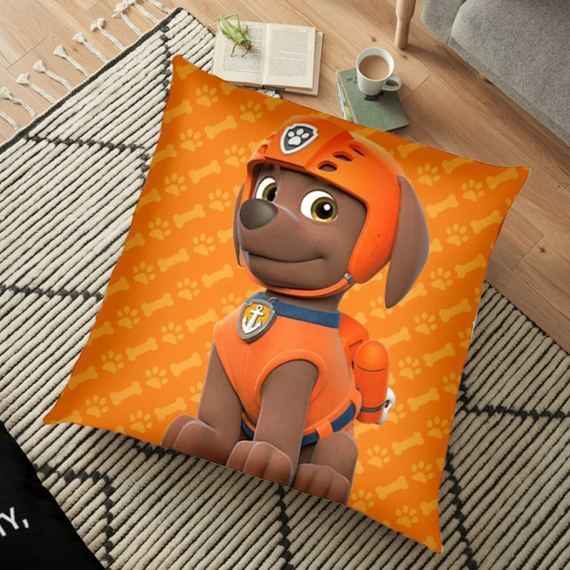 PAW patrol square pillowcase cartoon cute sofa bed car decoration pillow cover Throw Pillows anime Kallan Holley pillowslip gift