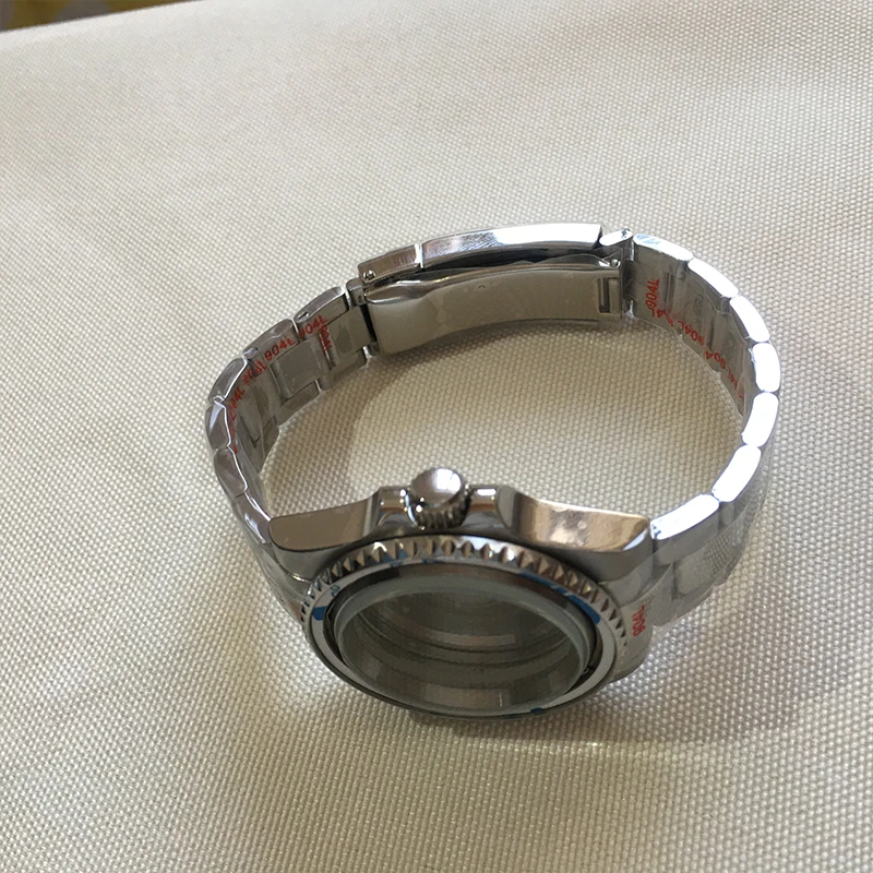 حافظة ساعة NH35 فاخرة للرجال 40 مللي متر مع زجاج كريستال الياقوت حافظة بديلة للغوص الفرعي لحركة Seiko NH34 NH35 NH36 nh38