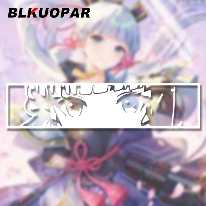 

BLKUOPAR For Kamizato Ayaka Genshin Impact Car Stickers Cute Personality Vinyl Die-cut Scratch-Proof Refrigerator Car Lable