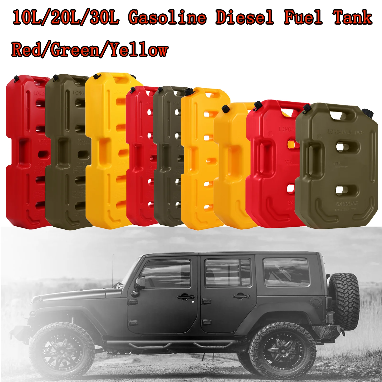 Jerry Can Fuel Tank Petrol Cans 3/5/10/20/30L Barrels Can Gas Spare Container Anti-static Fuel Tank Cans For Polaris ATV UTV