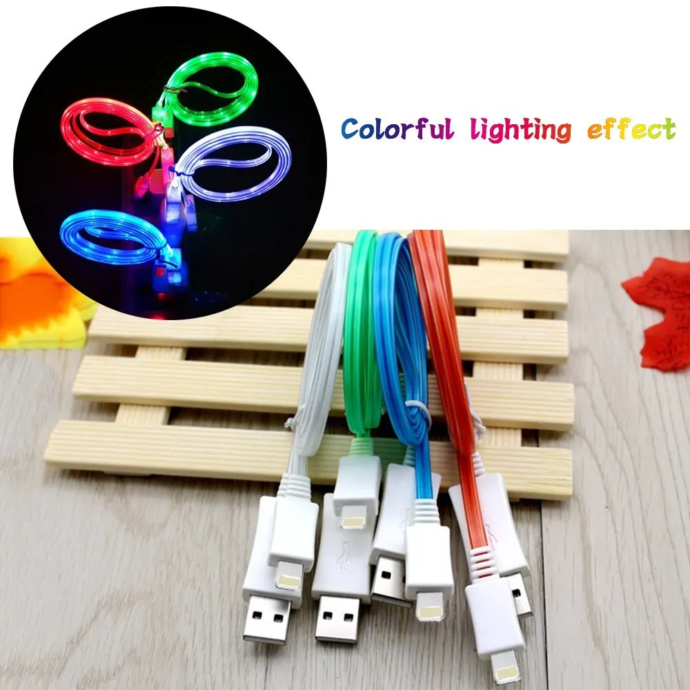 Creative Intelligent Universal LED Lighting Phone Charging USB Cable