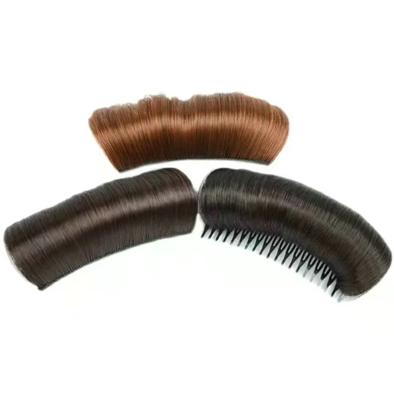 Invisible Fluffy Hair Pad Sponge Clip Puff Hair Head Cushion Bun Bump It Up Volume Hair Base for Women Girls Hair Accessory 1pcs