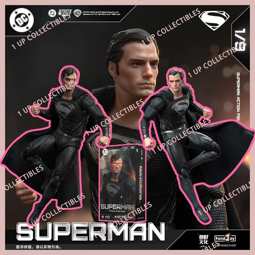 

New Fondjoy Black Superman 2.0 Figure Dc Zack Snyder'S Justice League Figures 1/9 Super Man Model Doll Joint Movable Collect Toy