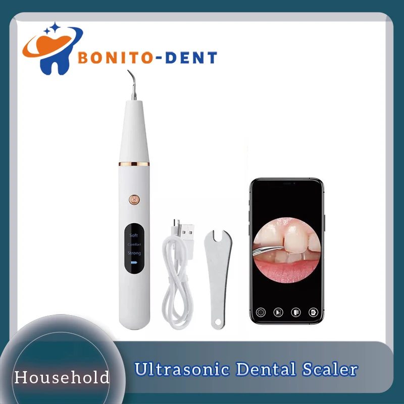 Dental Portable Household Electric Scaler Calculus Remover Tooth Cleaner Ultrasonic