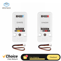 M5Stack RF433T RF Transmitter RF433R Wireless Radio Receiver 433.92MHz for IoT RF Remote Control Application