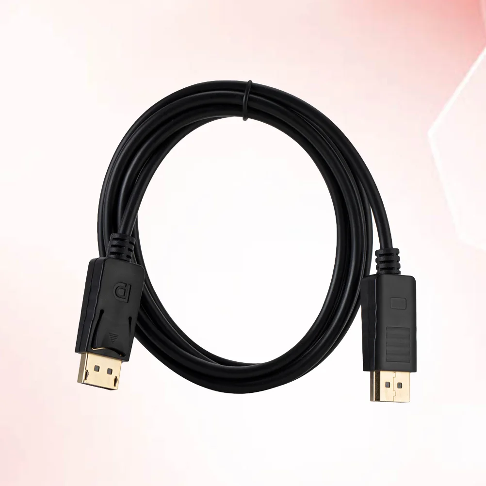 Kabel Displayport 1.8M Pria Ke Pria Transmisi Audio Video 4K Kecepatan Tinggi untuk Streaming Monitor Proyektor Hdtv Laptop Komputer