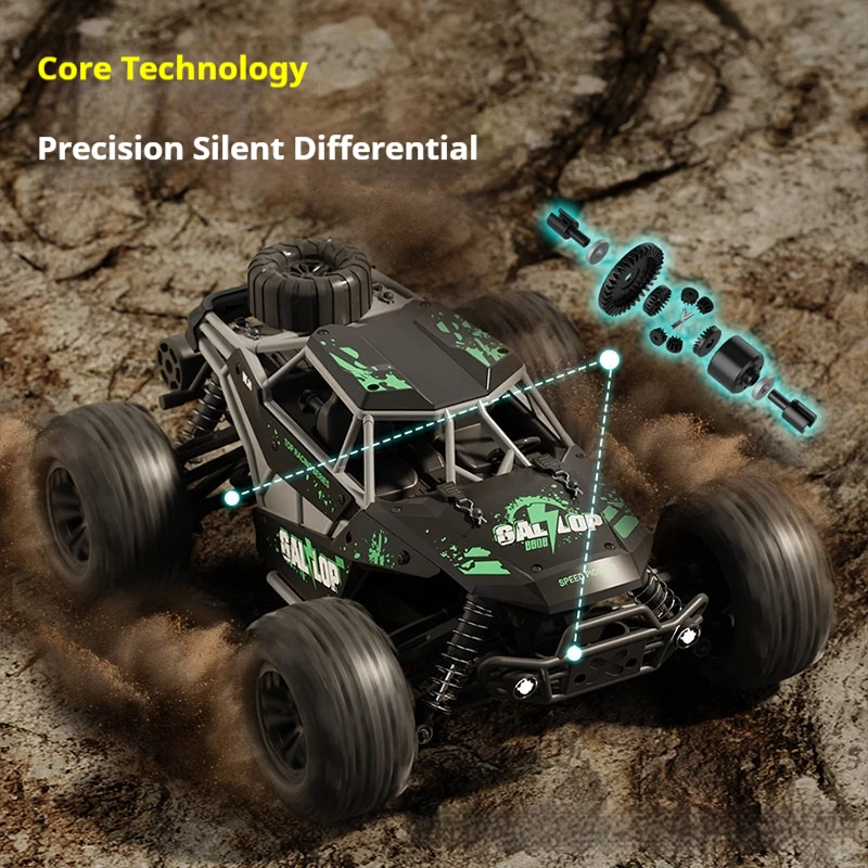 Rc 1/16 rc offroad 4x4 rc4wd carros de controle remoto modelo carro carros de brinquedo para meninos motor escovado com fone de ouvido roda presentes do feriado