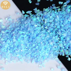 Promotions 2g/Lot 2mm-3mm Mix Colors Opal Chips Lab Created Synthetic Crushed Opal For Nail Art,Ring,Earring