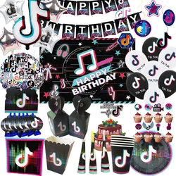 Music Tikes Party Decorations Note Tok Balloons Girls Birthday background custom children gift Baby shower Photography Studio