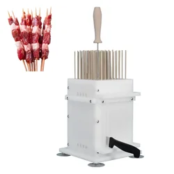 Manual Mutton Beef Meat Skewers Machine Lamb Skewer String Device Household Meat Skewer Kebab Maker Kitchen Tools