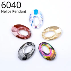 (1 Piece) Original Crystal from Austria 6040 Helios Pendant Beads Rhinestone DIY Necklace Earrings Jewelry Making