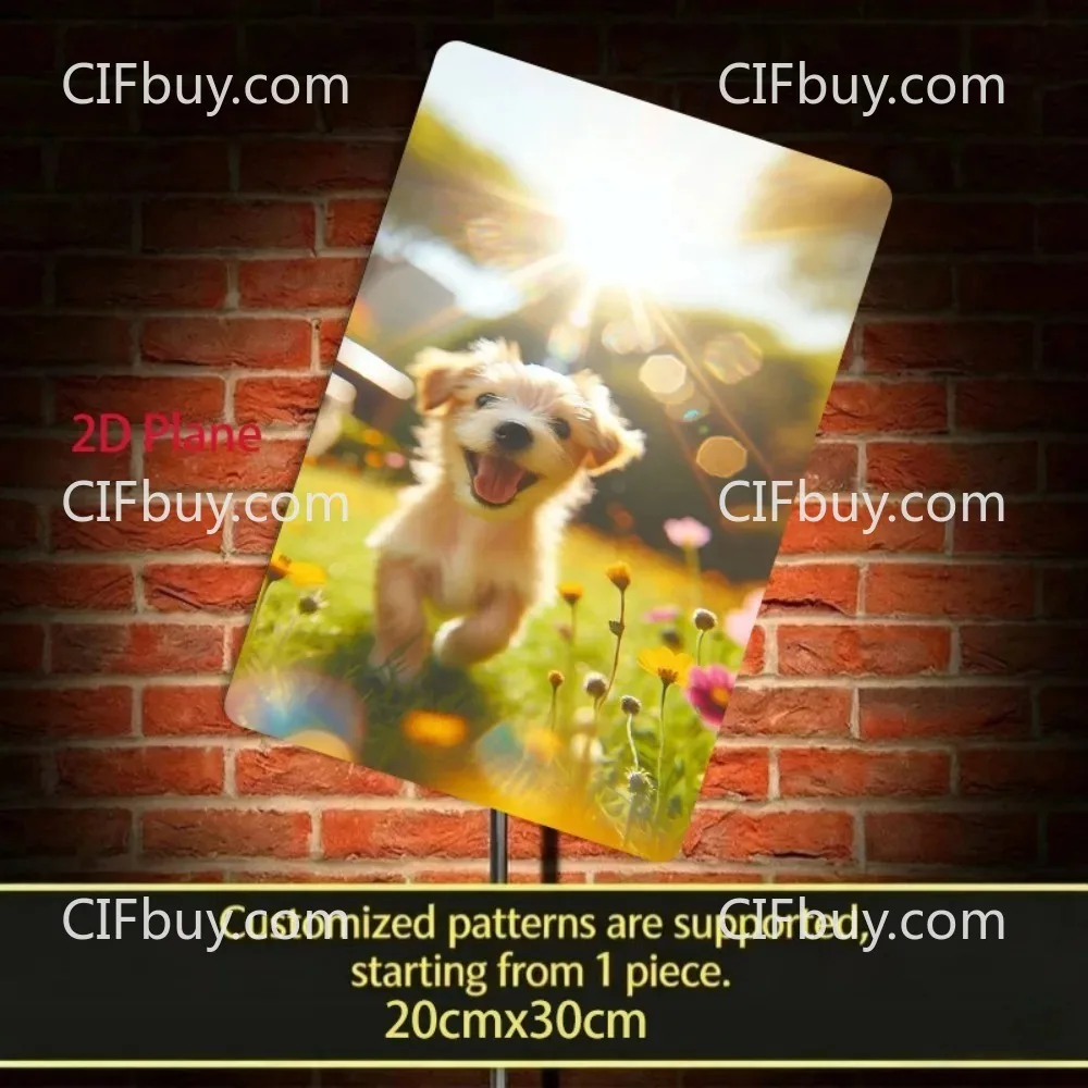 [2D Plat] 1 plaque métallique  - Pet Portrait Custom avis et prix