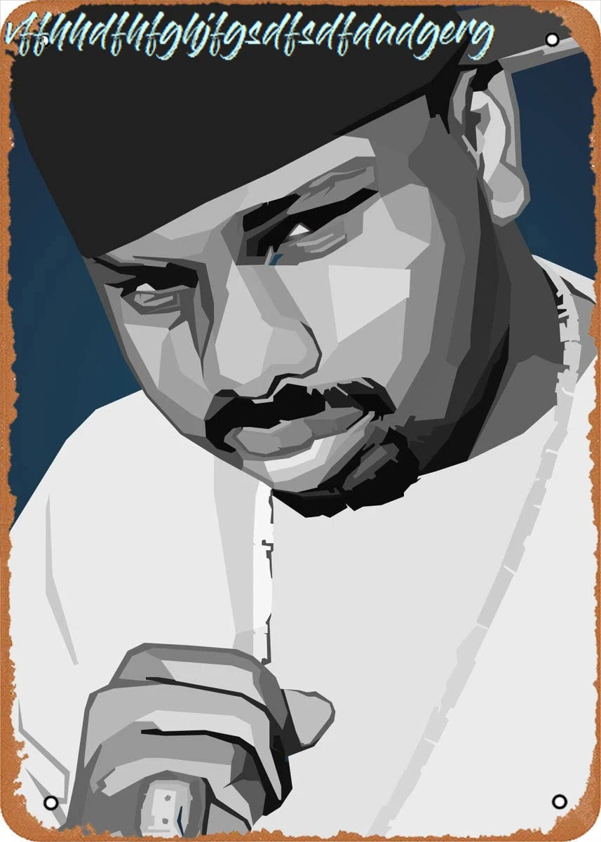Zuhhgii Vintage Metal Tin Sign DJ Screw Wpap Pop Art Musical Bar Pub Cafe Wall Kitchen Bathroo Poster Karaoke Retro Decor A sign