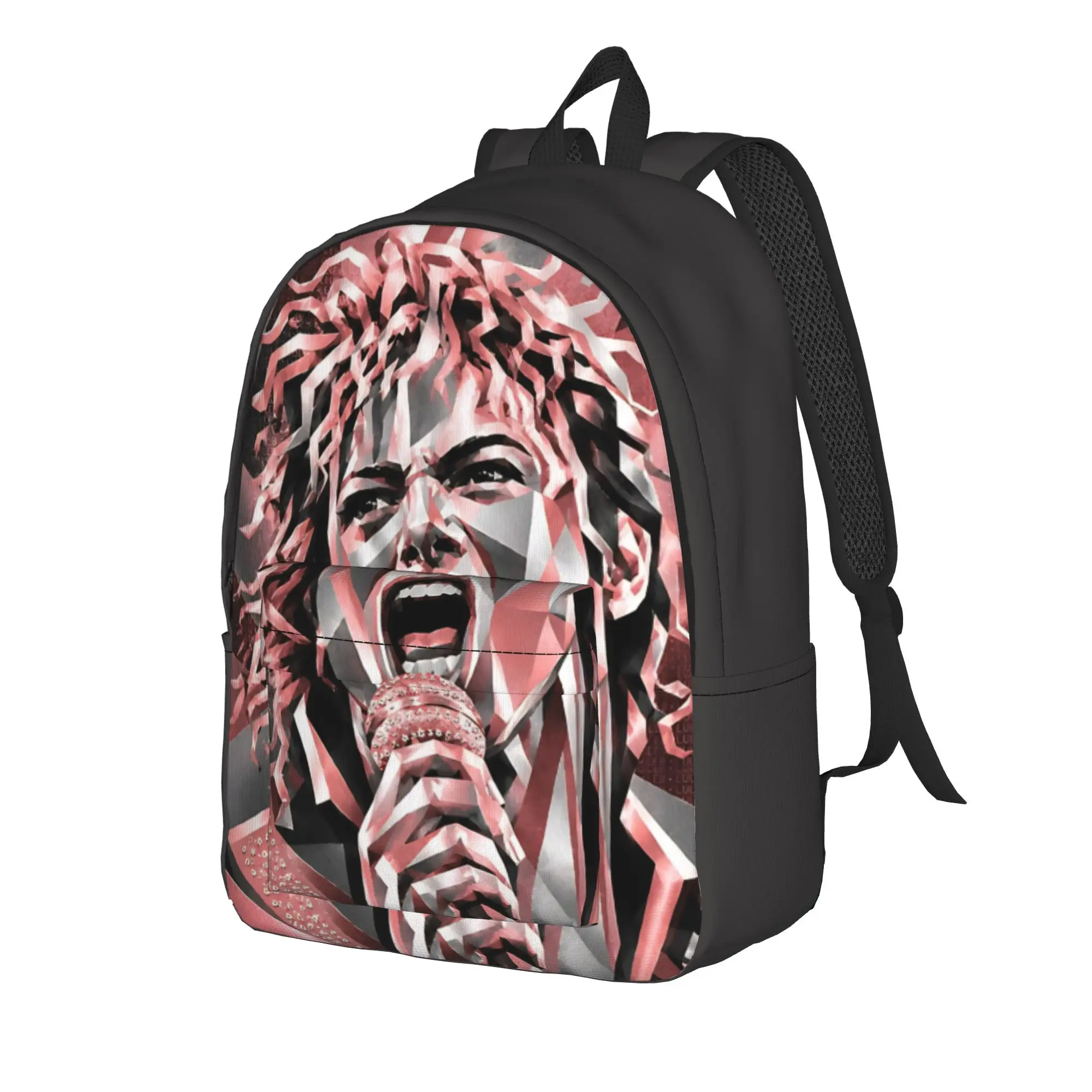 Michael Jacksonn Laptop Bag Back to school season retro musician  Retro Washable Backpack