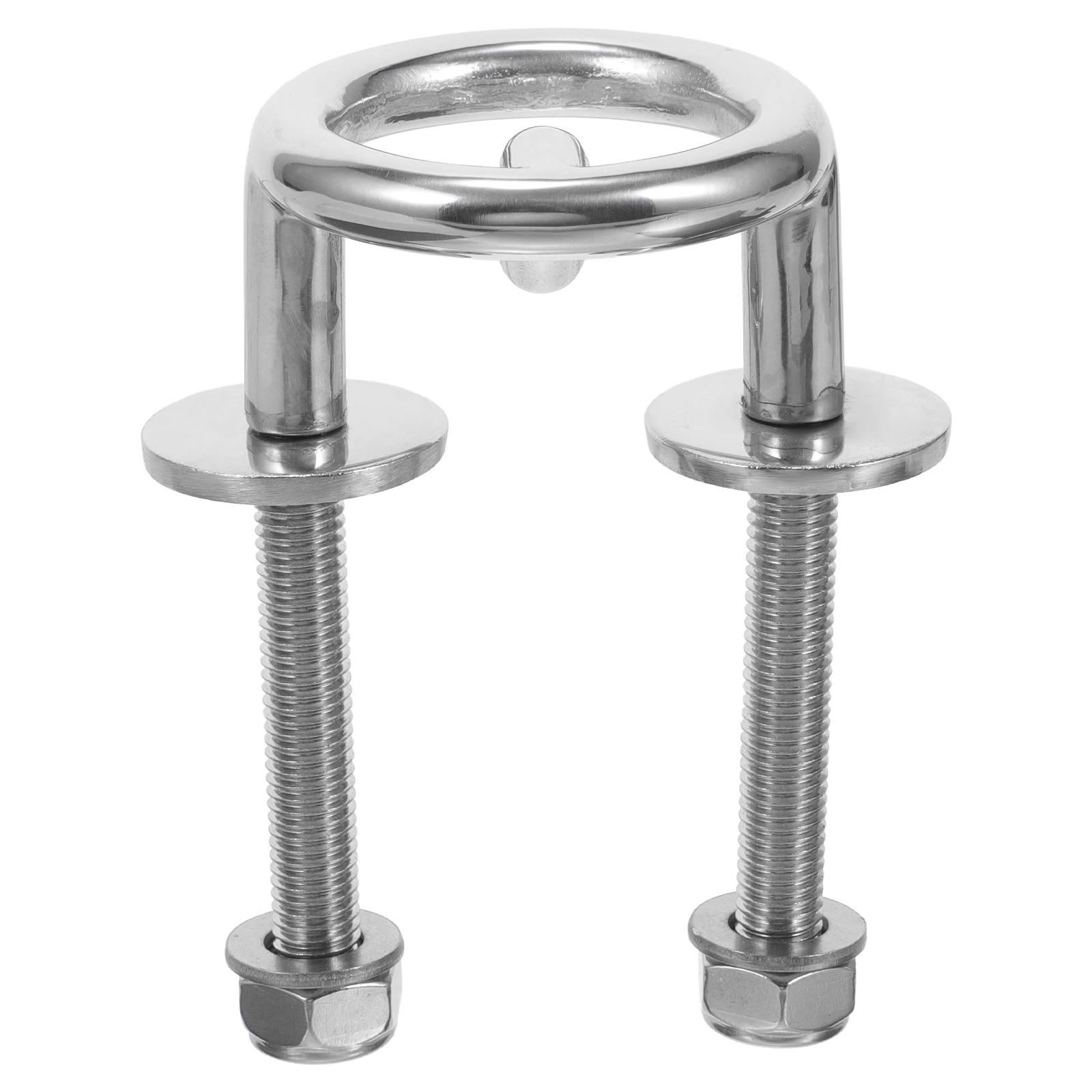 

1pcs Stainless Water Stainless Steel Tow Hook Ski Ring 62mm Towing Accessories for Yacht Boat Hardware Pontoon Ski Tow Bar Hook