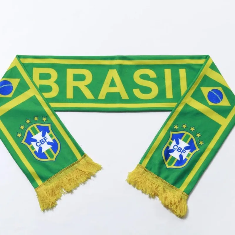 Winter World Cup Brazil Argentina Germany France Holland Portugal national team football match fans should help scarves.