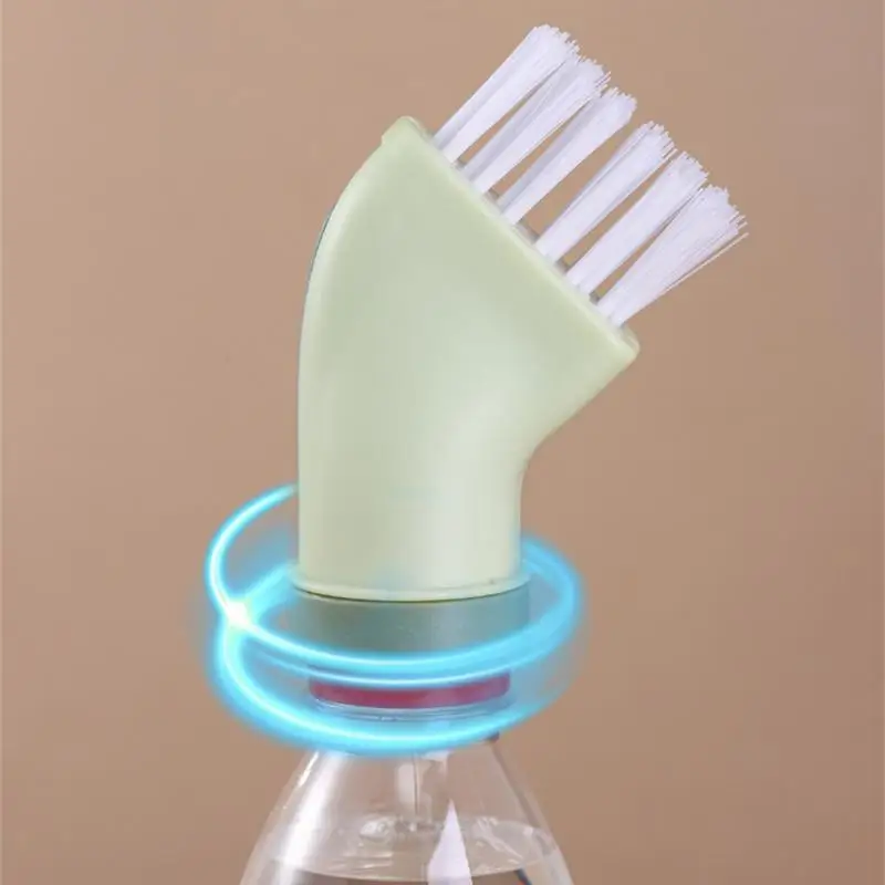 Creative Multi-purpose Cleaning Brush Can Be Connected Mineral Water Bottle Dry Wet Dual-use Cleaning Brush Household Gap Brush