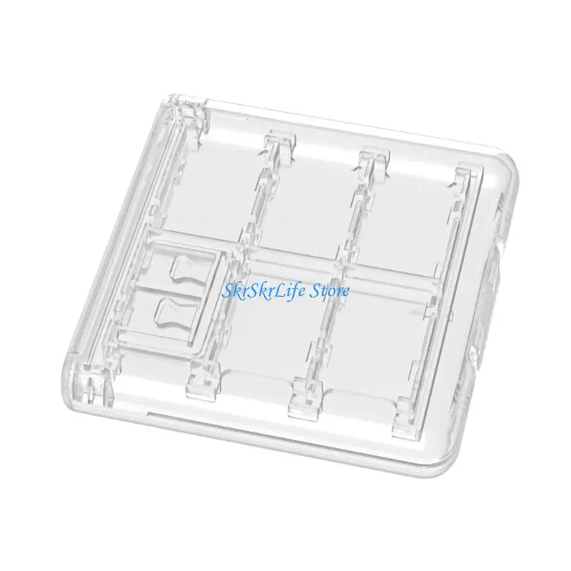 E65E ABS Game Card Keeper Compact Size Game Card Organiser Suitable for Gaming