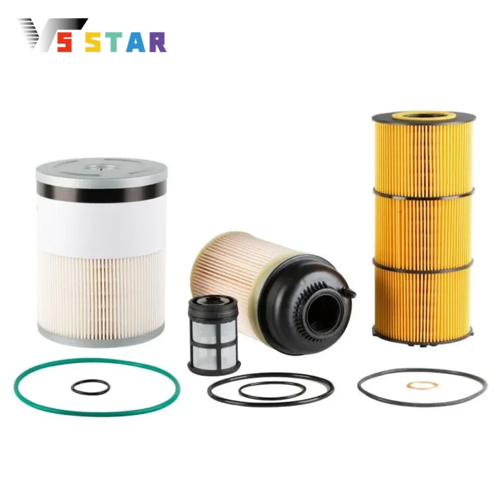 

P551011 E510H04D129 A4720900551 A4721800509 Oil & Fuel Filter Kit For Freightliner Cascadia Most DD13 DD15 DD16 Engine