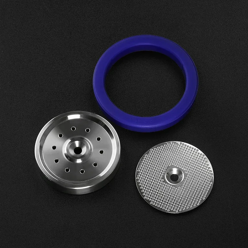 

precision coffee machine brew head upgrade kit, water dispenser, shower head mesh cover and silicone gasket set