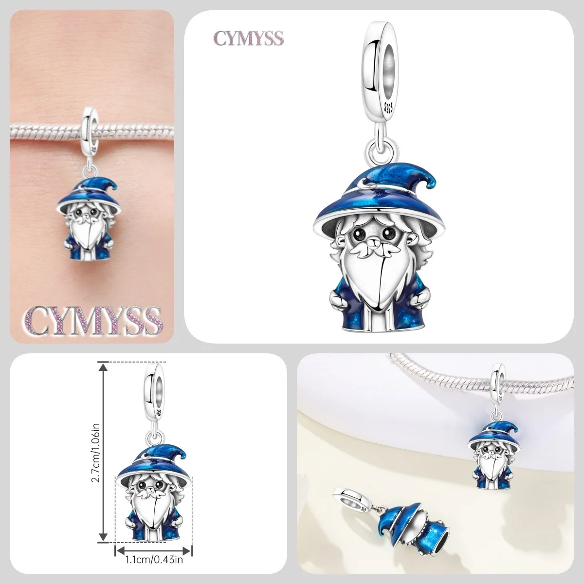 HEIßER 925 Sterling Silber Cartoon Charakter Arzt Krankenschwester Paare Perlen Fit Frauen Armbänder Charms DIY Geburtstag Party Geschenke Schmuck – Detail 34