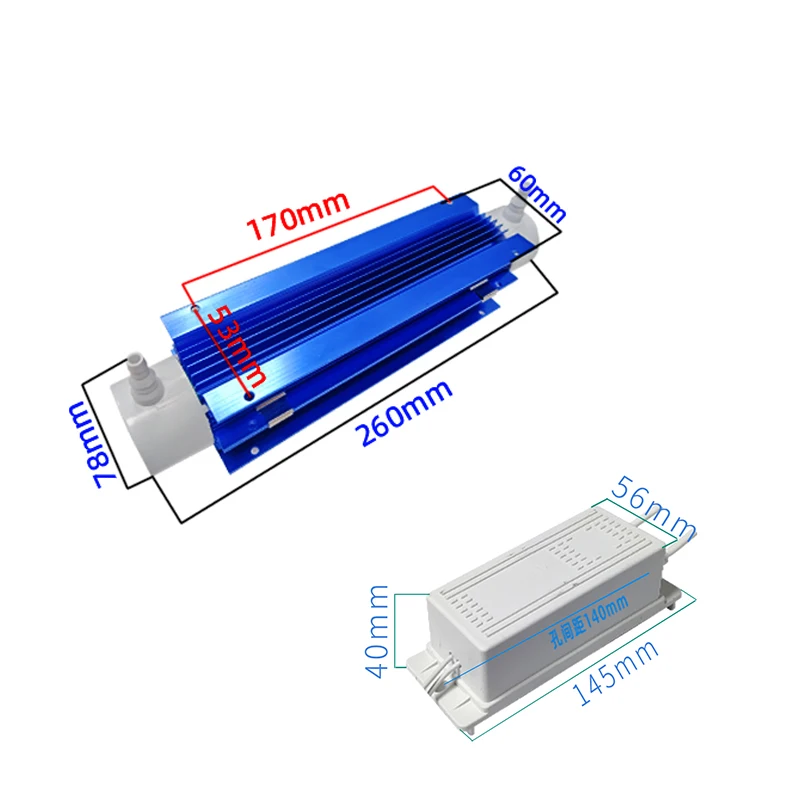

10G трубка генератора озона с блоком питания для медицинского использования, очиститель воздуха