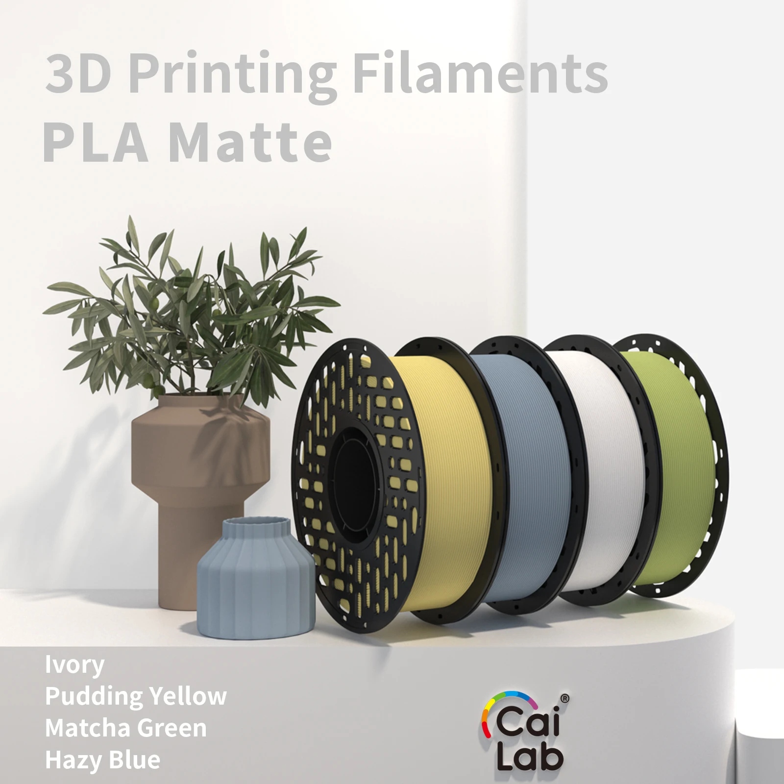 

Матовая нить CaiLab PLA, материал для 3D-печати, 1,75 мм, 1 кг для 3D-печати FDM, высокое качество, быстрая доставка