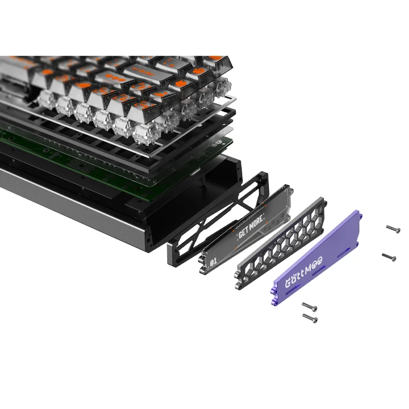 GattMoo Studio Crave68 HE Gaming Keyboard Customized Hot Swappable 8kHz Polling Rate 128kHz Scan Rate Hall Effect Switch 0.01RT