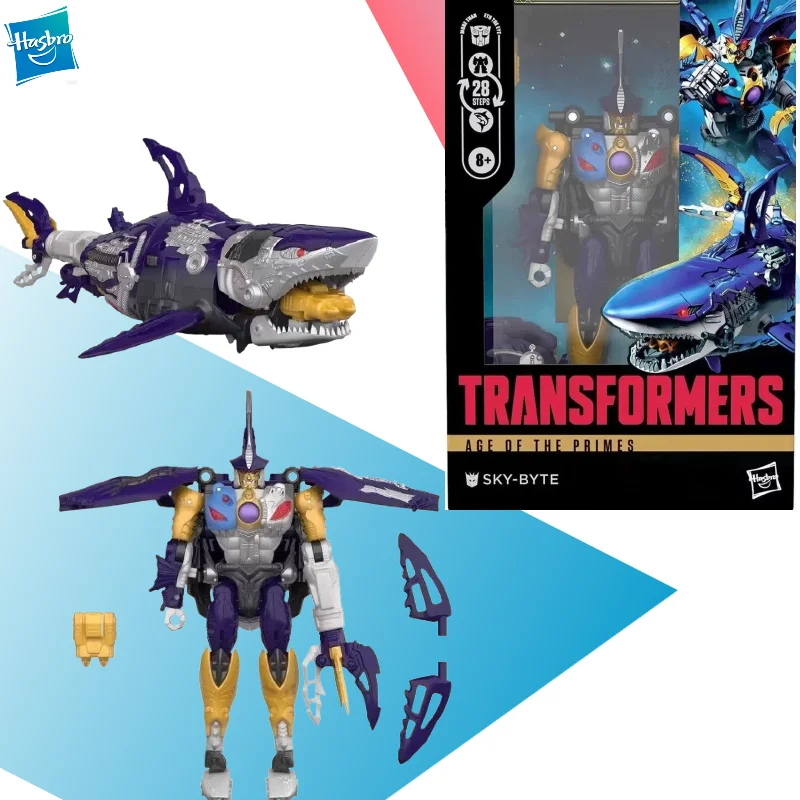 

【IN STOCK】Hasbro Transformable Toys Age Of The Primes Voyager Sky-Byte Robot Action Figure, Collectible Hobby Gifts