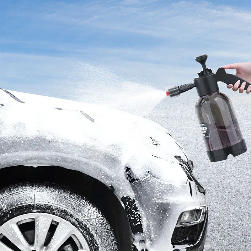 Car Wash Foam Watering Can Household Car Sprayer With Pressure Relief Valve Hand Pressure Watering Can